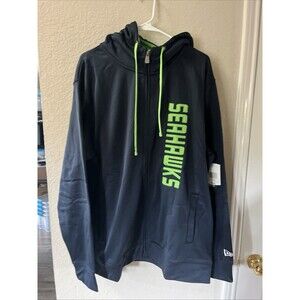 SEAHAWKS HOODIE HOODY XXL Blue, LIME GREEN JACKET COAT